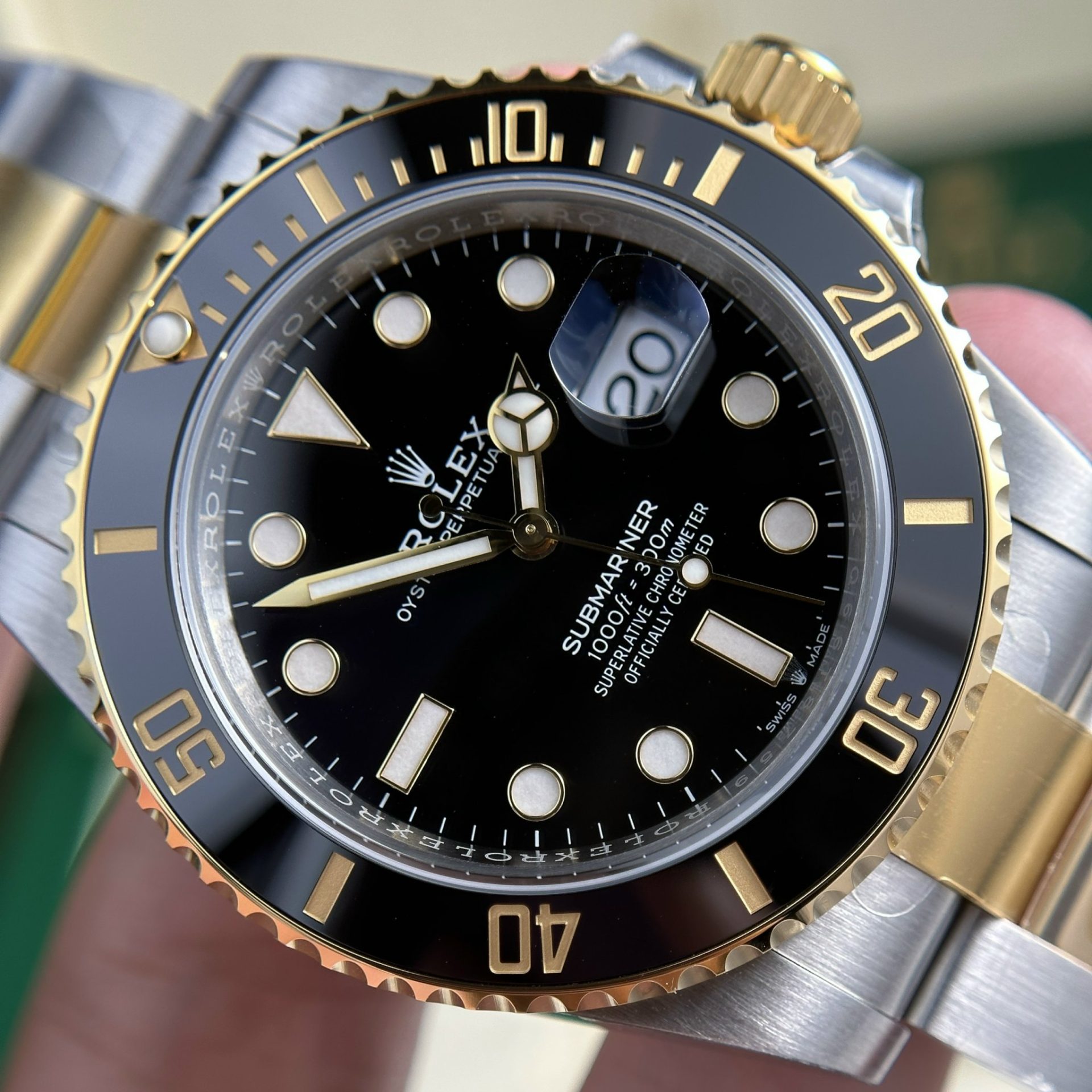 Rolex Replica Watch Submariner Date 126613LN Demi Gold Black Dial VS Factory 41mm - Top club