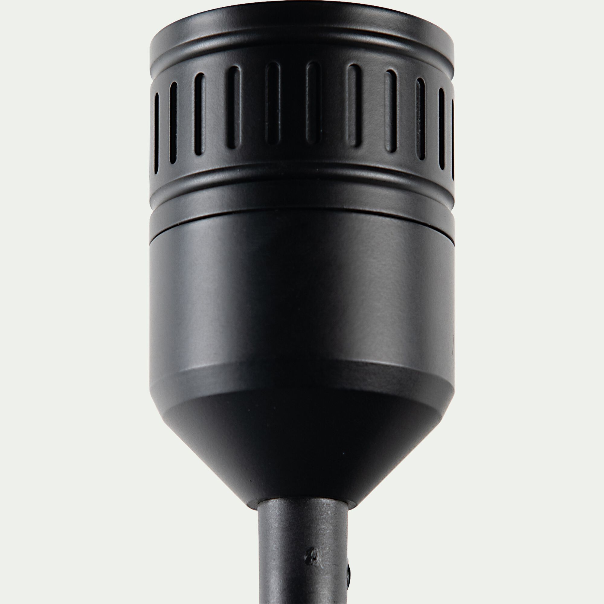 NANS - Pied de lampadaire en métal - noir H146cm