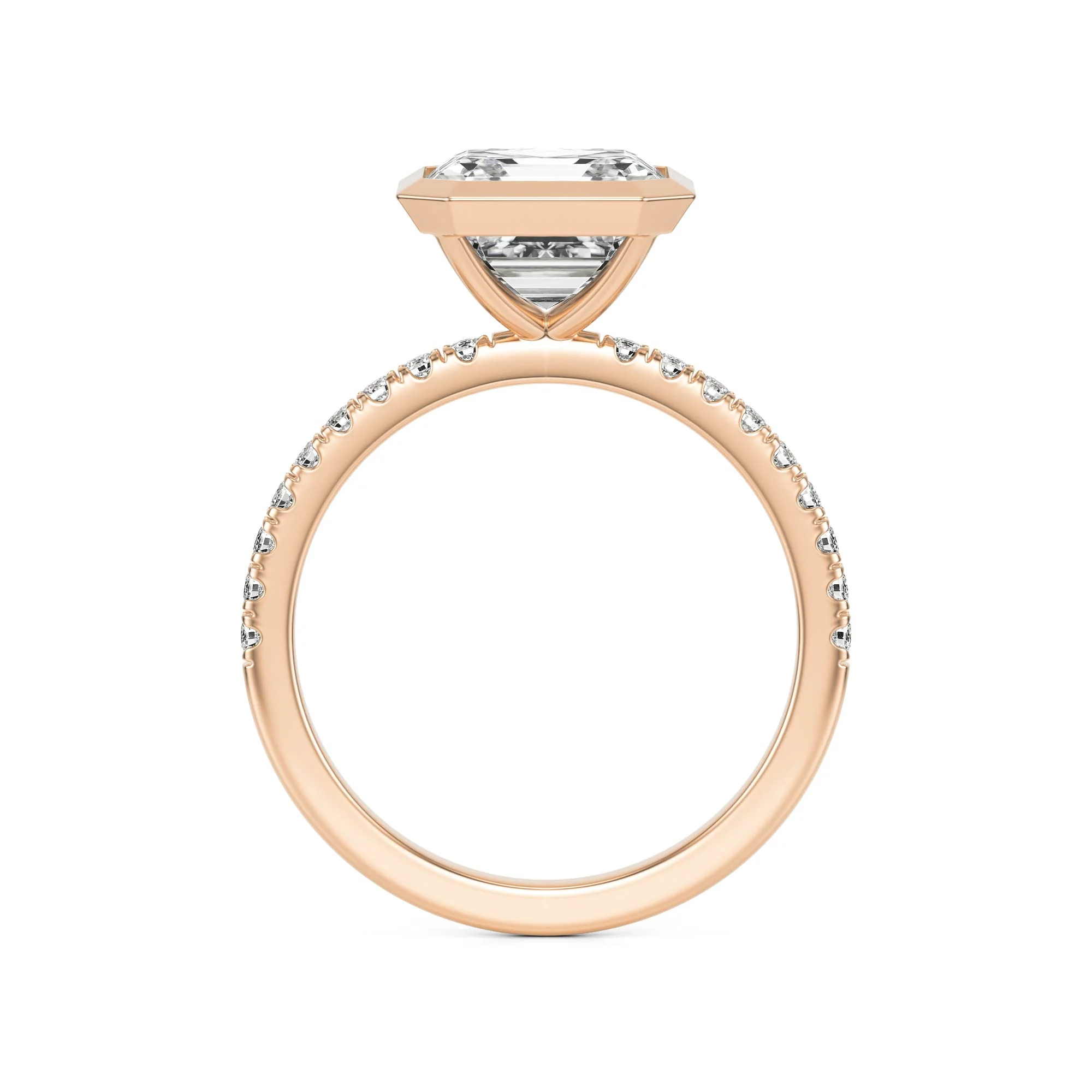 The Asscher Bezel Pavé