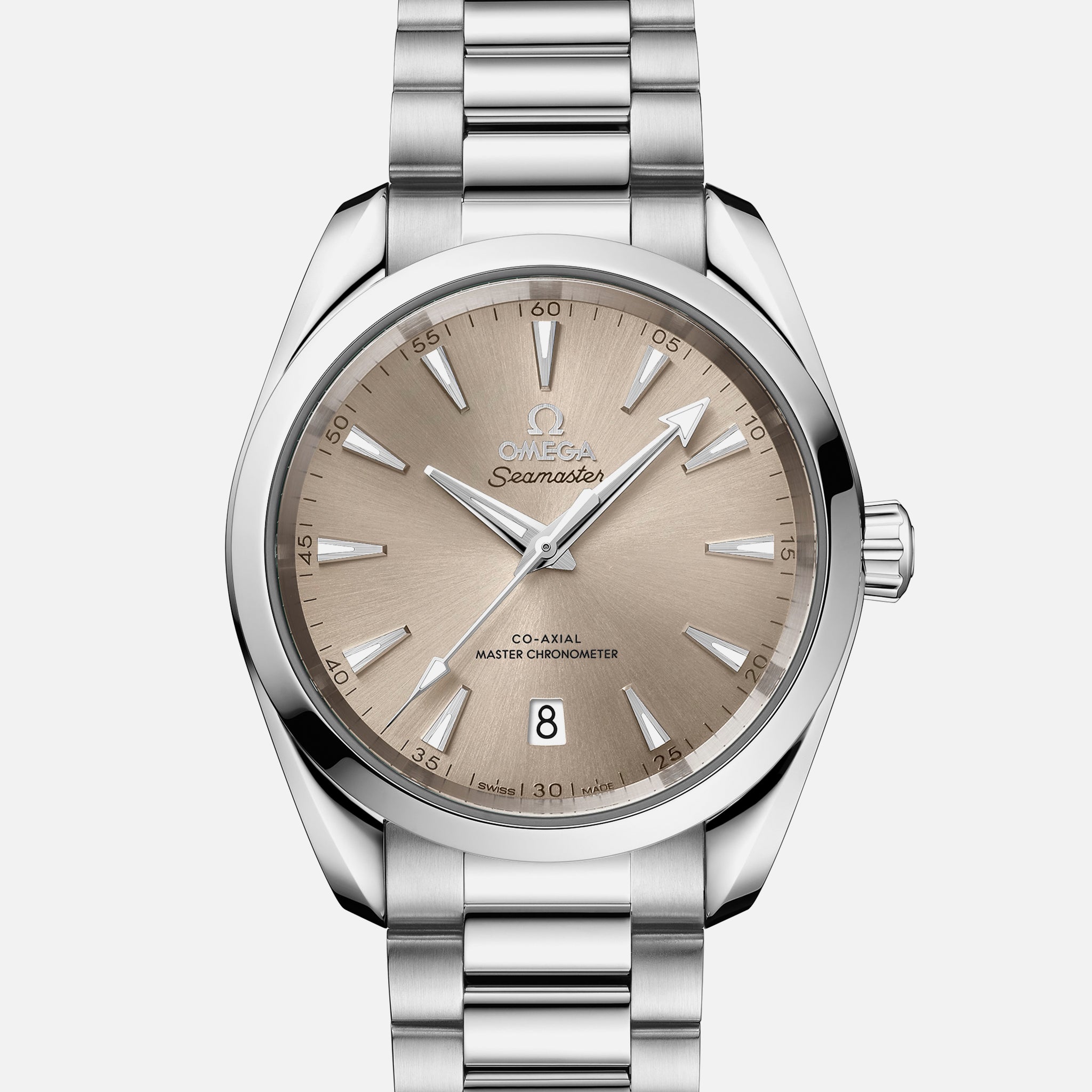 Seamaster Aqua Terra 150m Co-Axial Master Chronometer 38mm 'Sandstone' Dial On Bracelet(1:1 replica) - Elite Watch Atelier