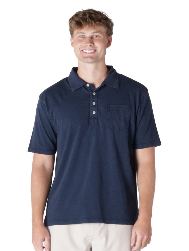 0126-MN-POLO-SEA-NAVYBLZ - Simply Southern Outlet