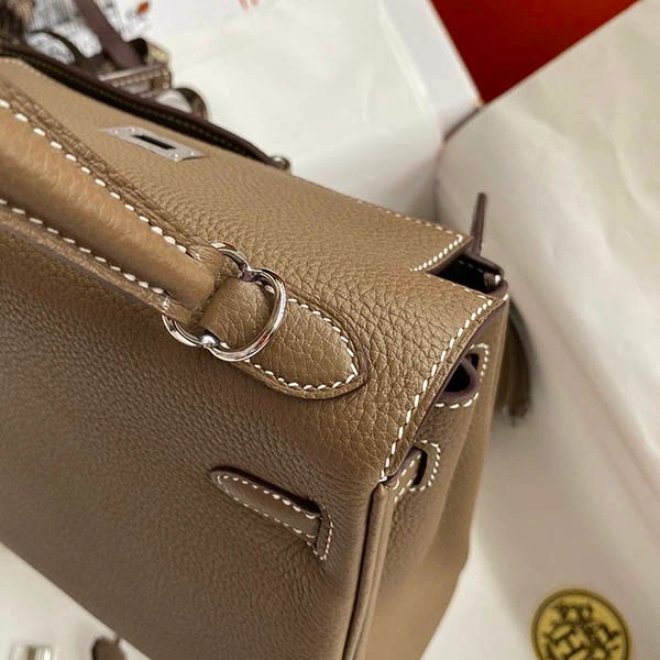 Hermes Kelly 25 Replica Inside Stitching Touch Silver Hardware1:1High-quality replica