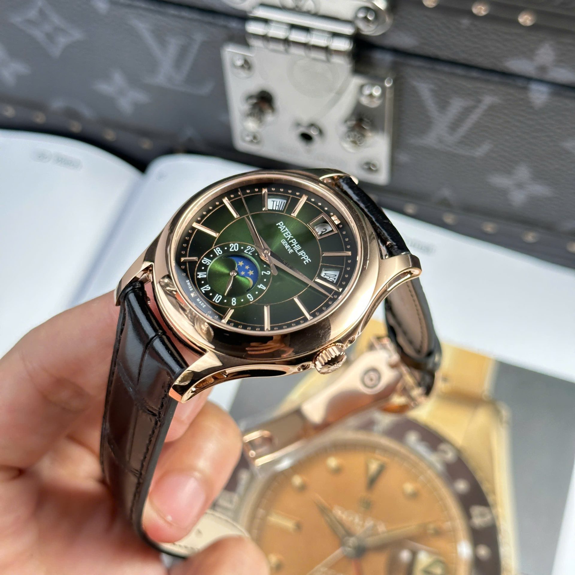 Patek Philippe Replica Watch Complications 5205R Green Dial 40mm - Top club