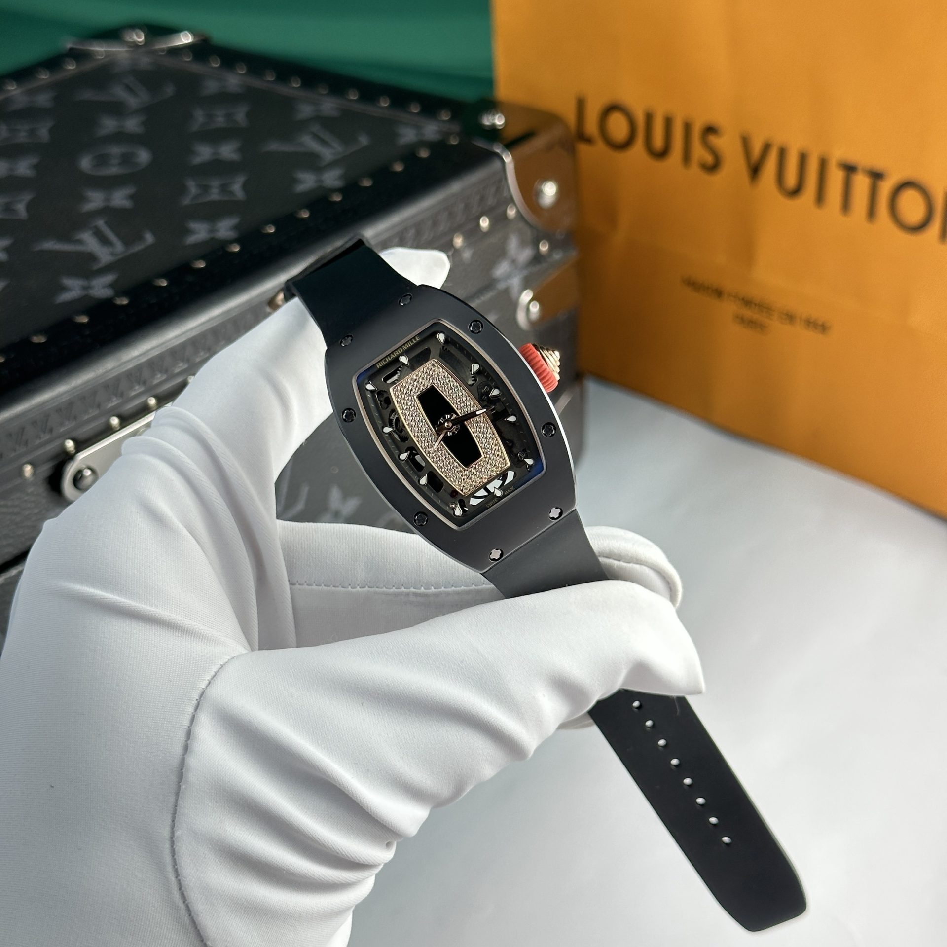 Richard Mille Best Replica Watch RM07 Black Ceramic 36mm - Top club