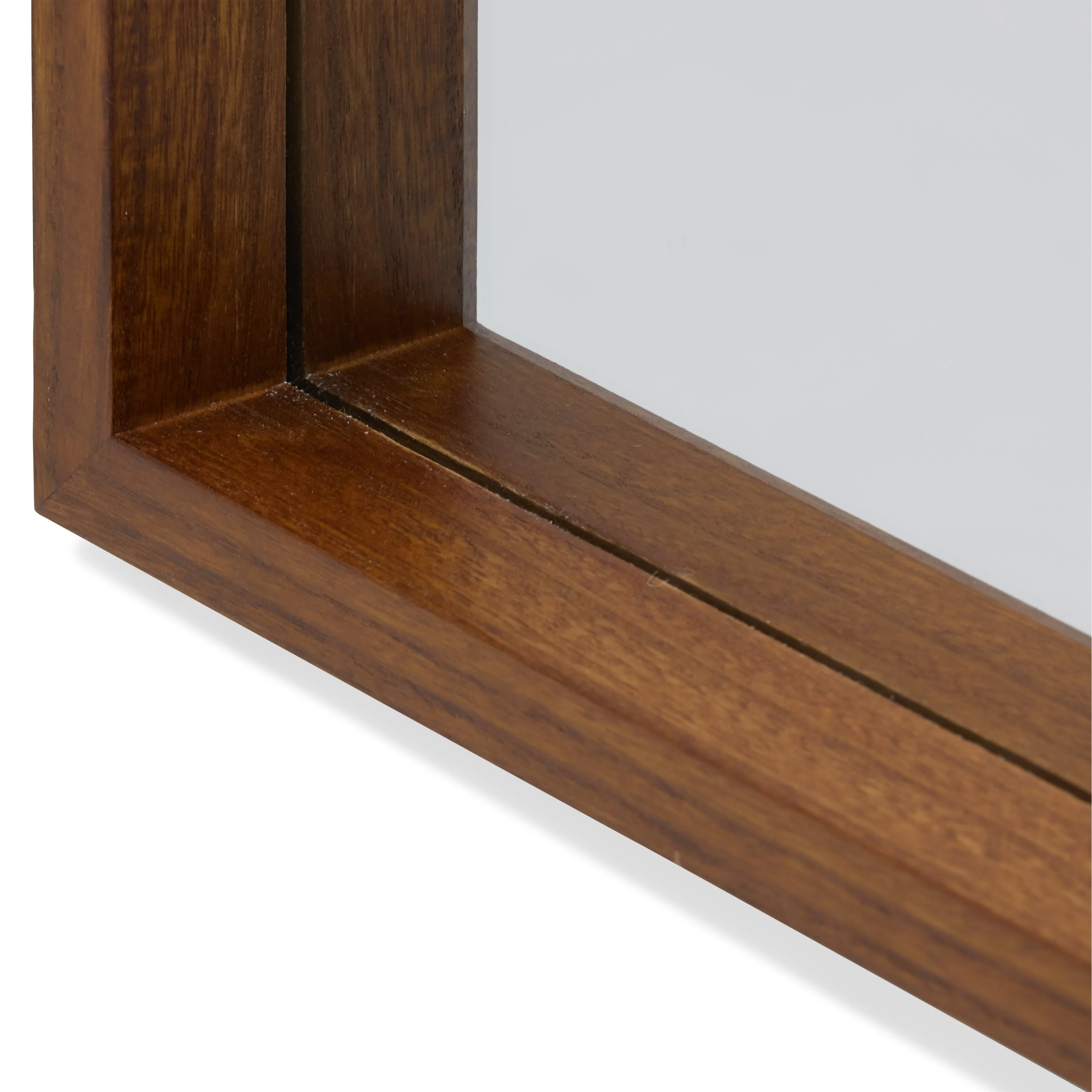 24" x 65" Brown Rectangle Wood Leaner Mirror by Drew Barrymore Flower Home - Image 3