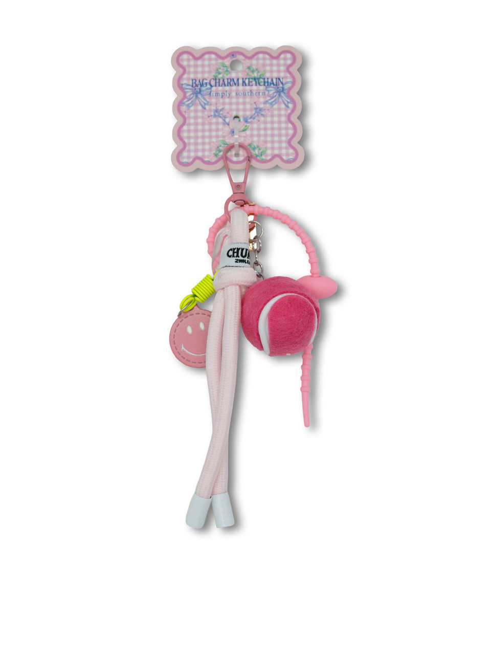 0126-BAG-CHARM-SUMMER-TENNIS - Simply Southern Outlet