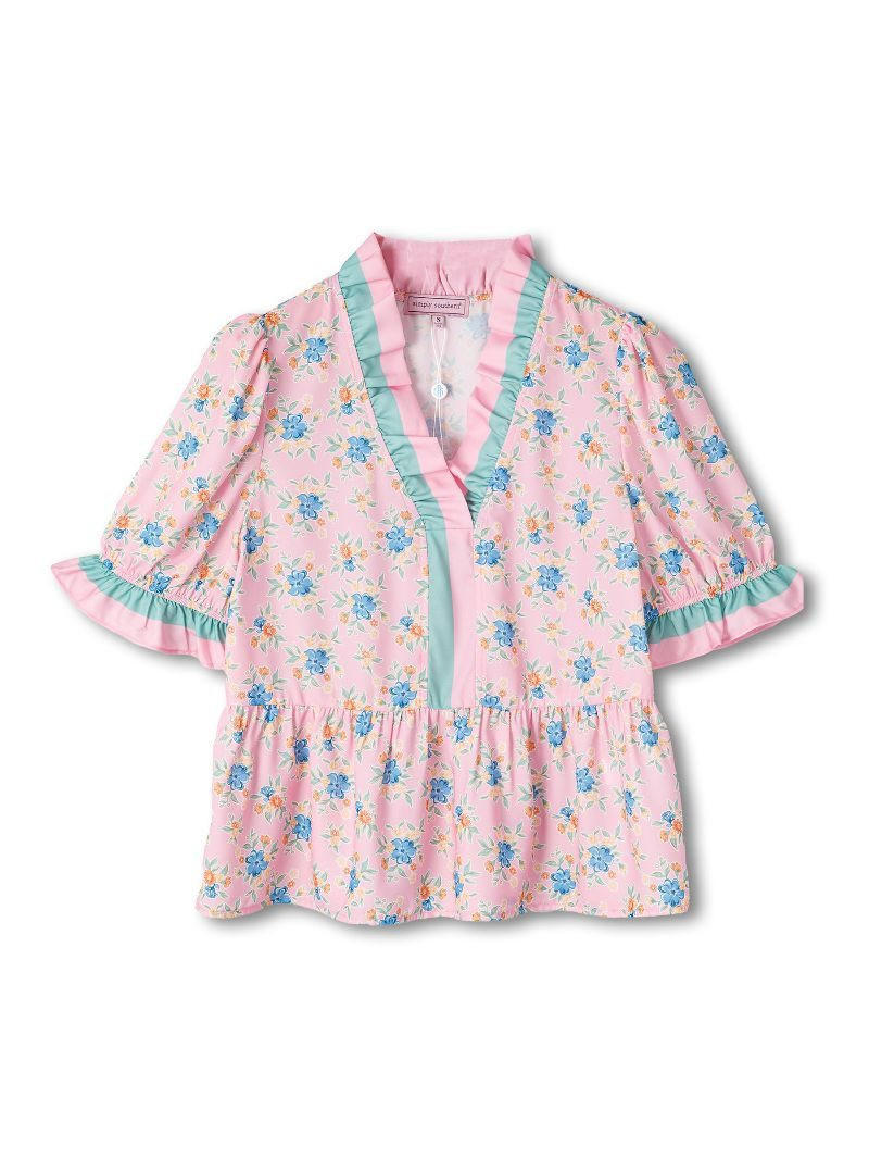 0126-TOP-SWT-PUFF-PNKFLW - Simply Southern Outlet