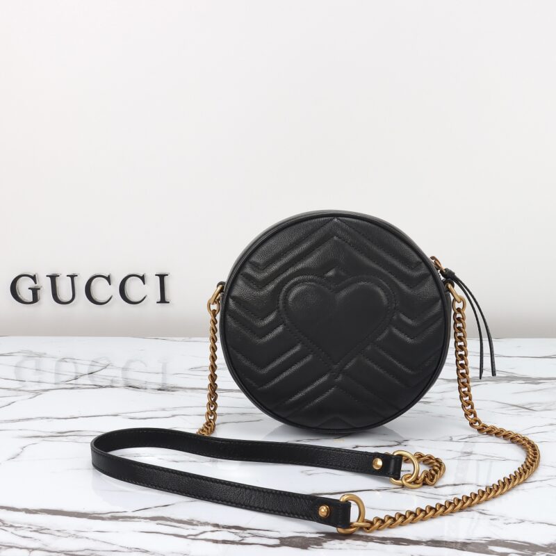 Replica Gucci GG Mormont Round Black1:1High-quality replica