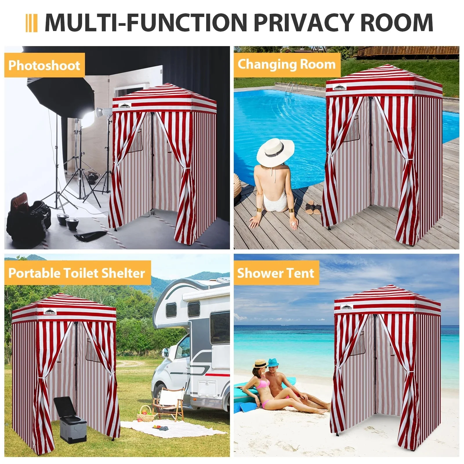 EAGLE PEAK Ultra Compact 4 ft x 4 ft Pop-Up Changing Room Canopy - Flex - Image 63 EAGLE PEAK Ultra Compact 4 ft x 4 ft Pop-Up Changing Room Canopy - Flex - Image 63