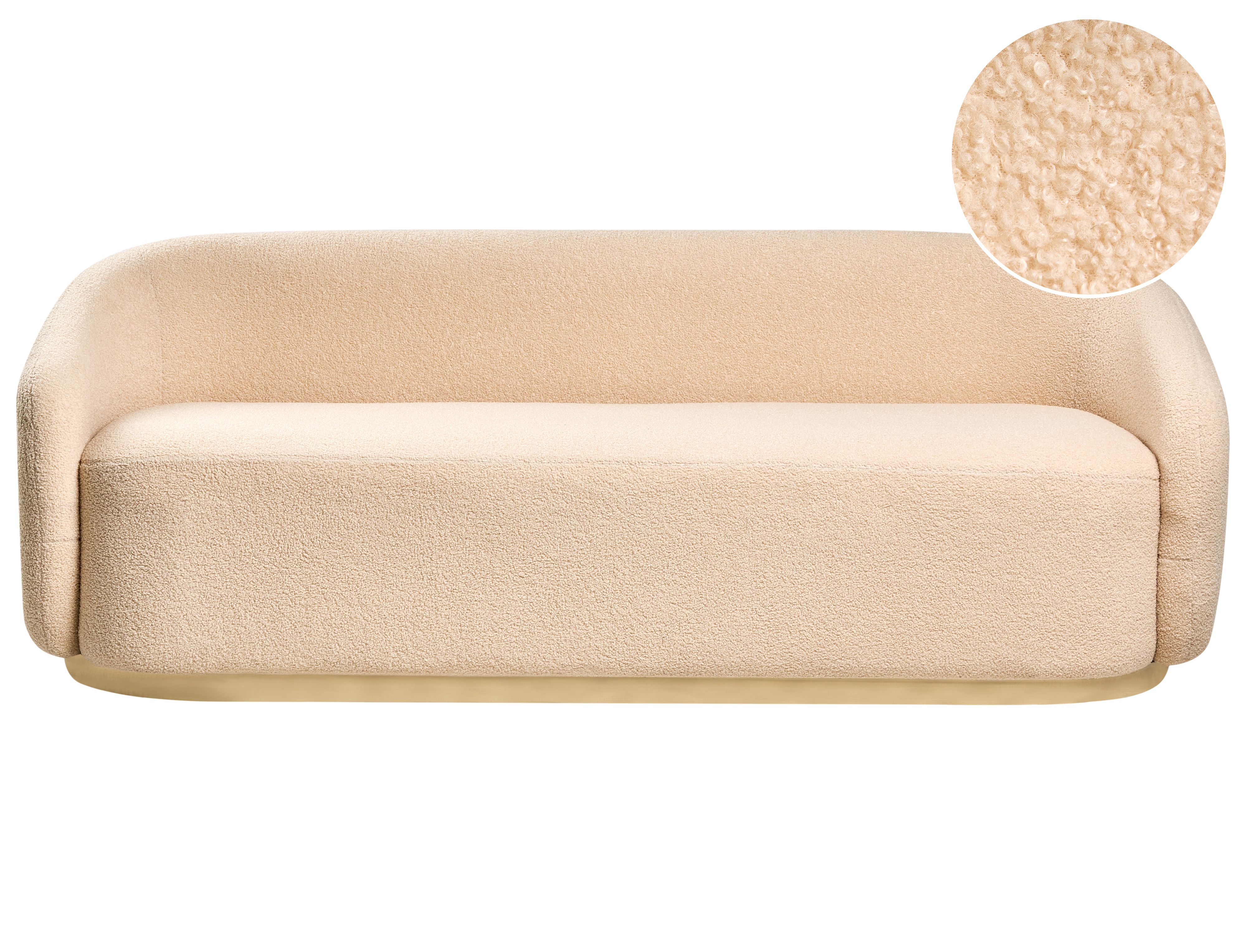 Sofa 2 Seater SIPO Boucle Beige