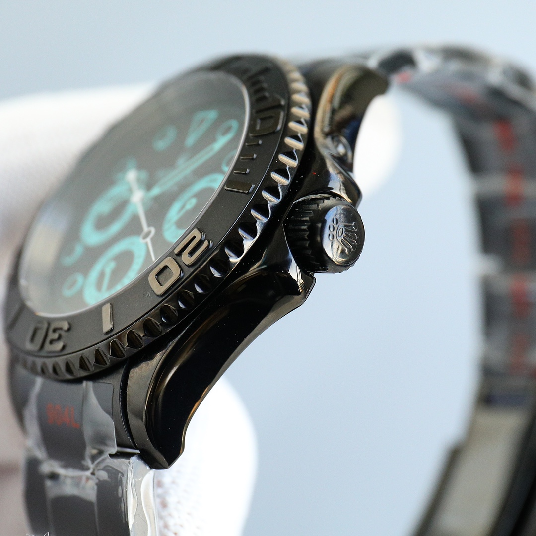 Rolex All Black Yacht Series - Versatile Limited Edition - Maximum Configuration - 40MM - Cyan(1:1 replica) - Top club