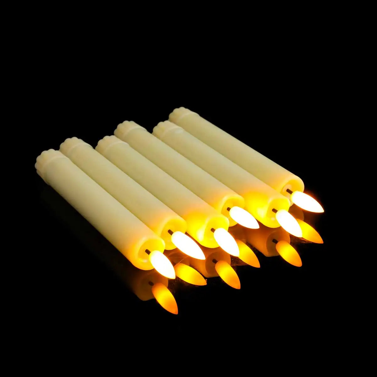 CandleGleam | LED Kegelkaarsen met Warme Gele Gloed