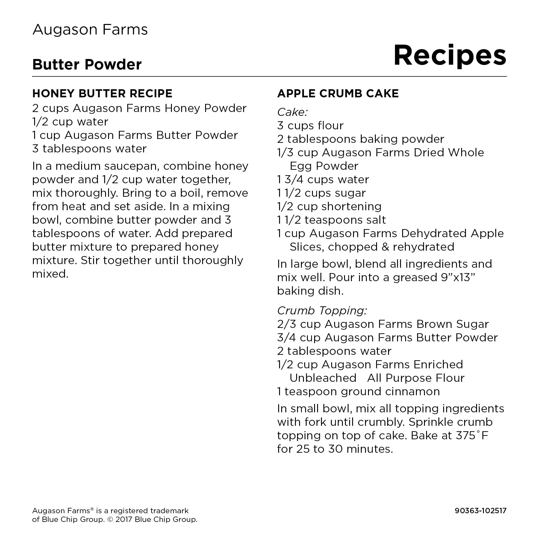 Augason Farms Butter Powder 2 lbs 4 oz No. 10 Can - Image 4