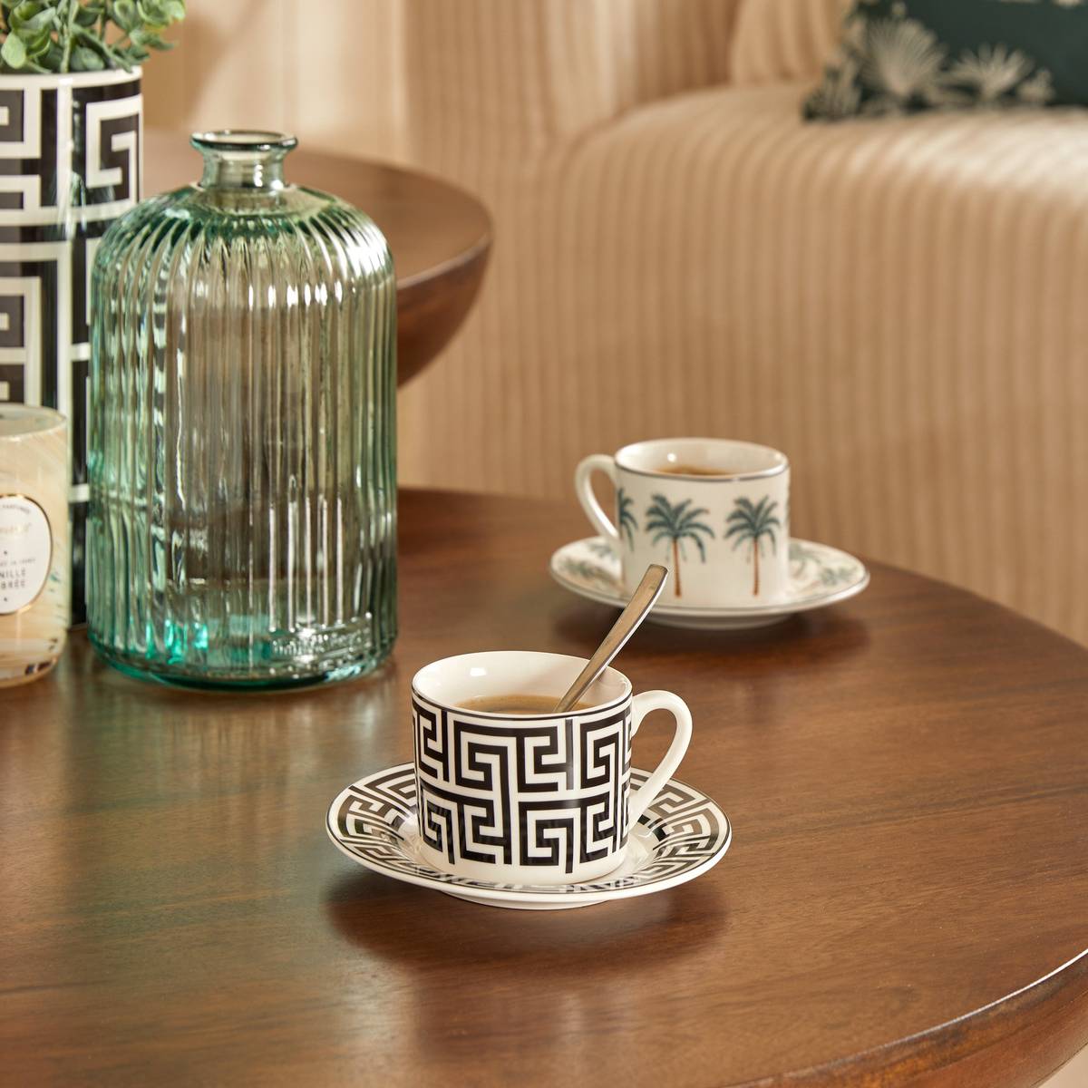 Set of 2 "Reso" mugs 200 ml, Porcelain