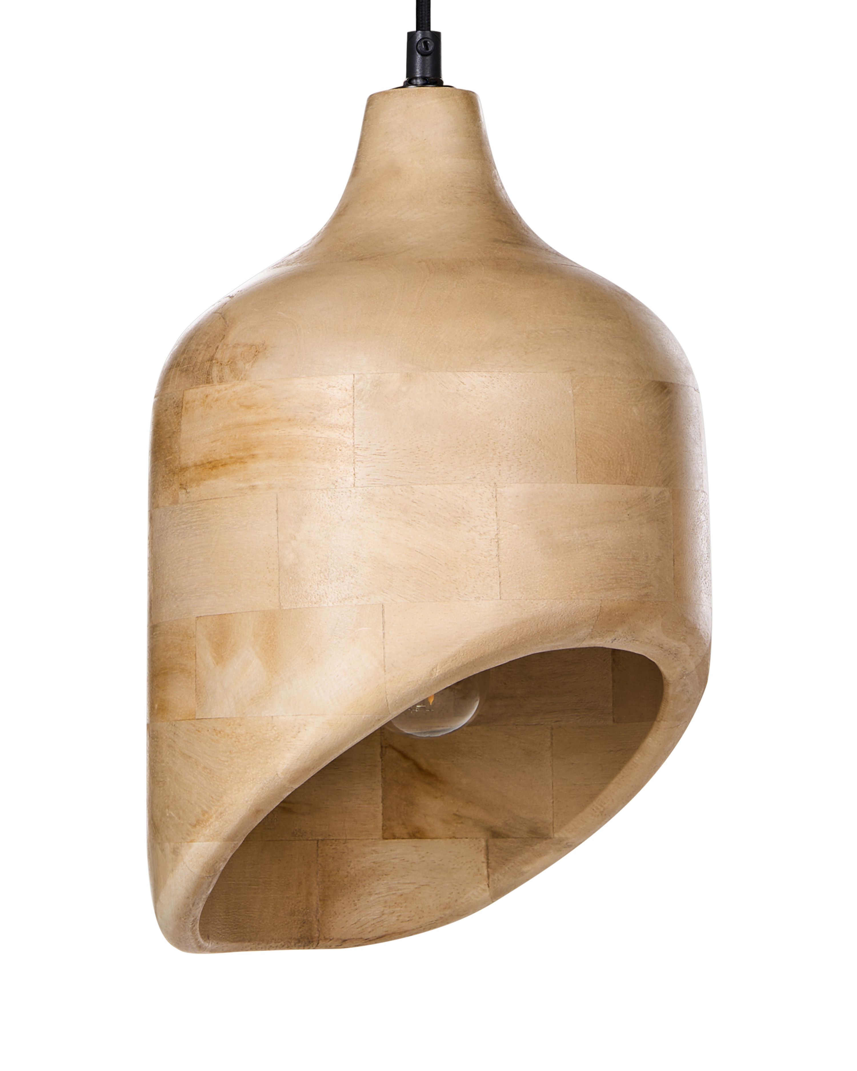Pendant Lamp GANDAKI Mango Wood Light Brown