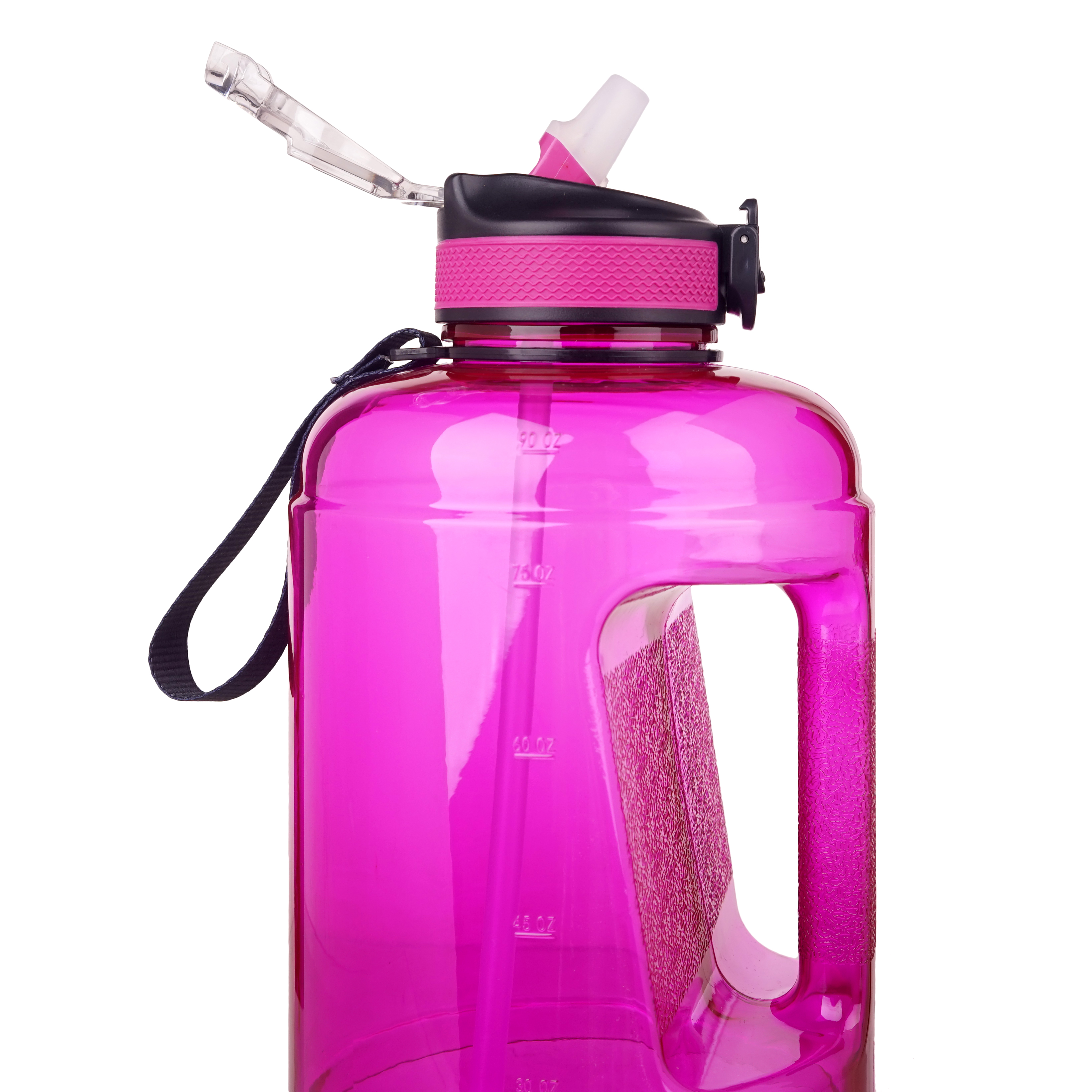 90oz BPA Free Outdoor Gallon Bottle Big Size Custom Logo Gym Straw Water Bottles With Handle