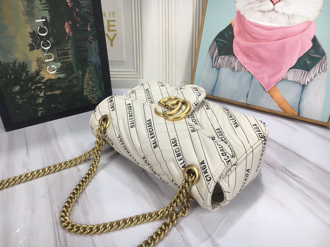 Replica Gucci The Hacker Project Small Double G Marmont Bag1:1High-quality replica