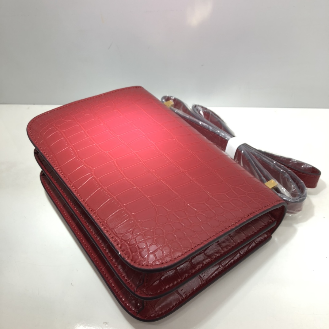 Replica Hermes Constance Crocodile Leather Pattern Cross Body Bag1:1High-quality replica