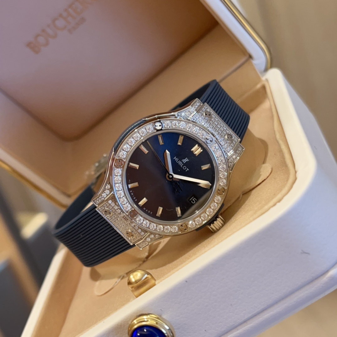 Hublot Classic 33mm High-End Women's Watch(1:1 replica) - Top club