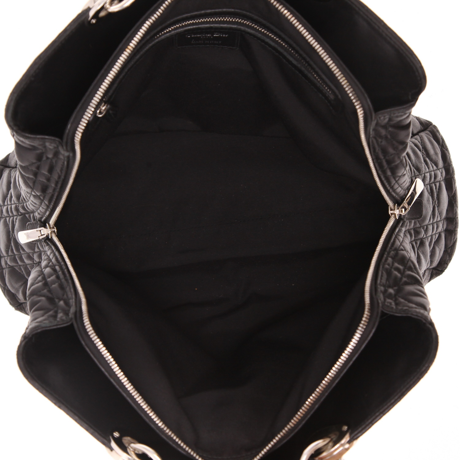 Dior handbag in black leather cannage1:1High-quality replica