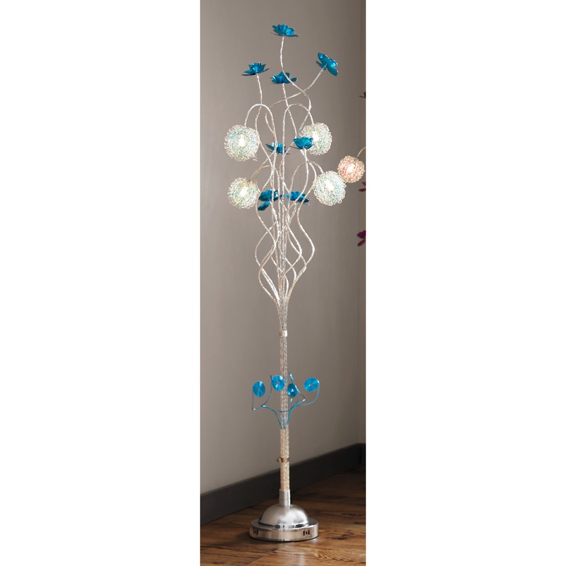 Colorful Wire Floor Lamp - MIDNIGHT VELVET CATALOG