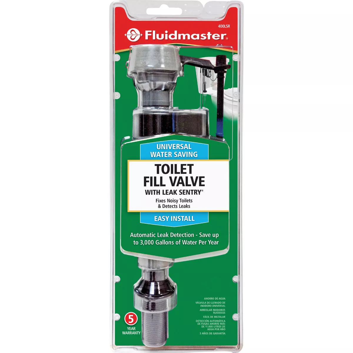 Fluidmaster Leak Sentry Universal Ballcock Toilet Repair Kit