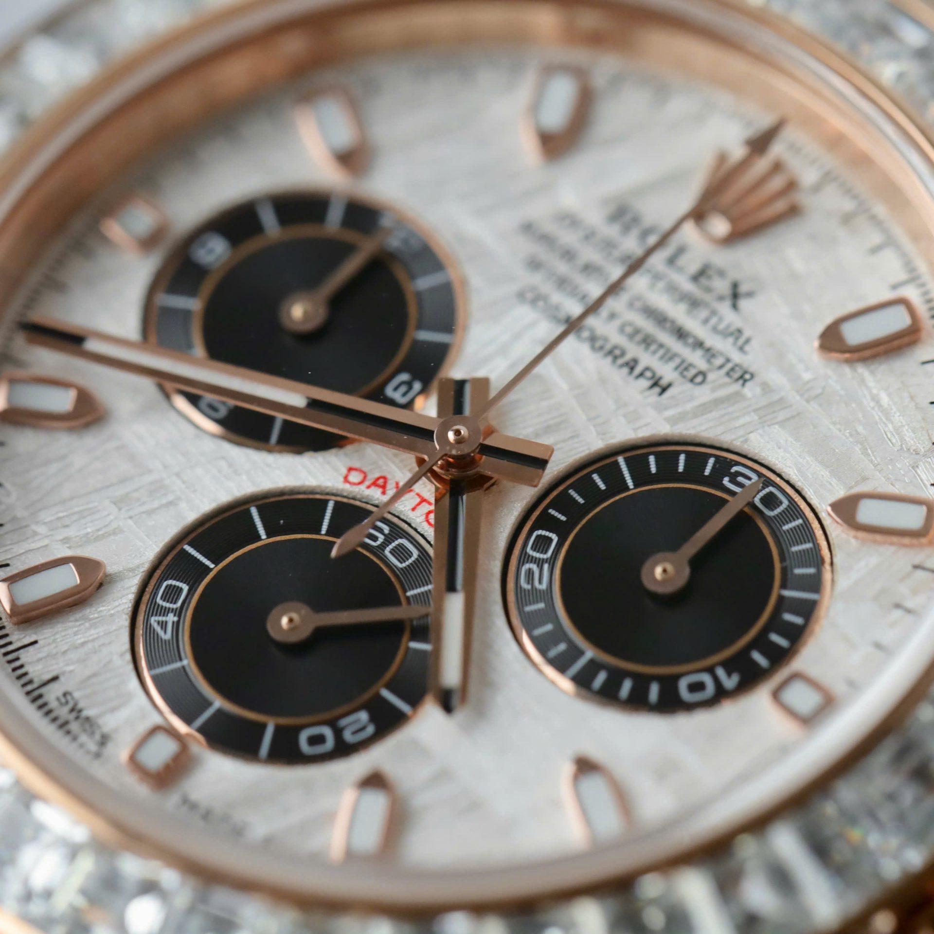 Rolex Daytona Best Clone Watches 18K Gold Wrapped + Diamonds Moissanite Baguette 40mm - Top club