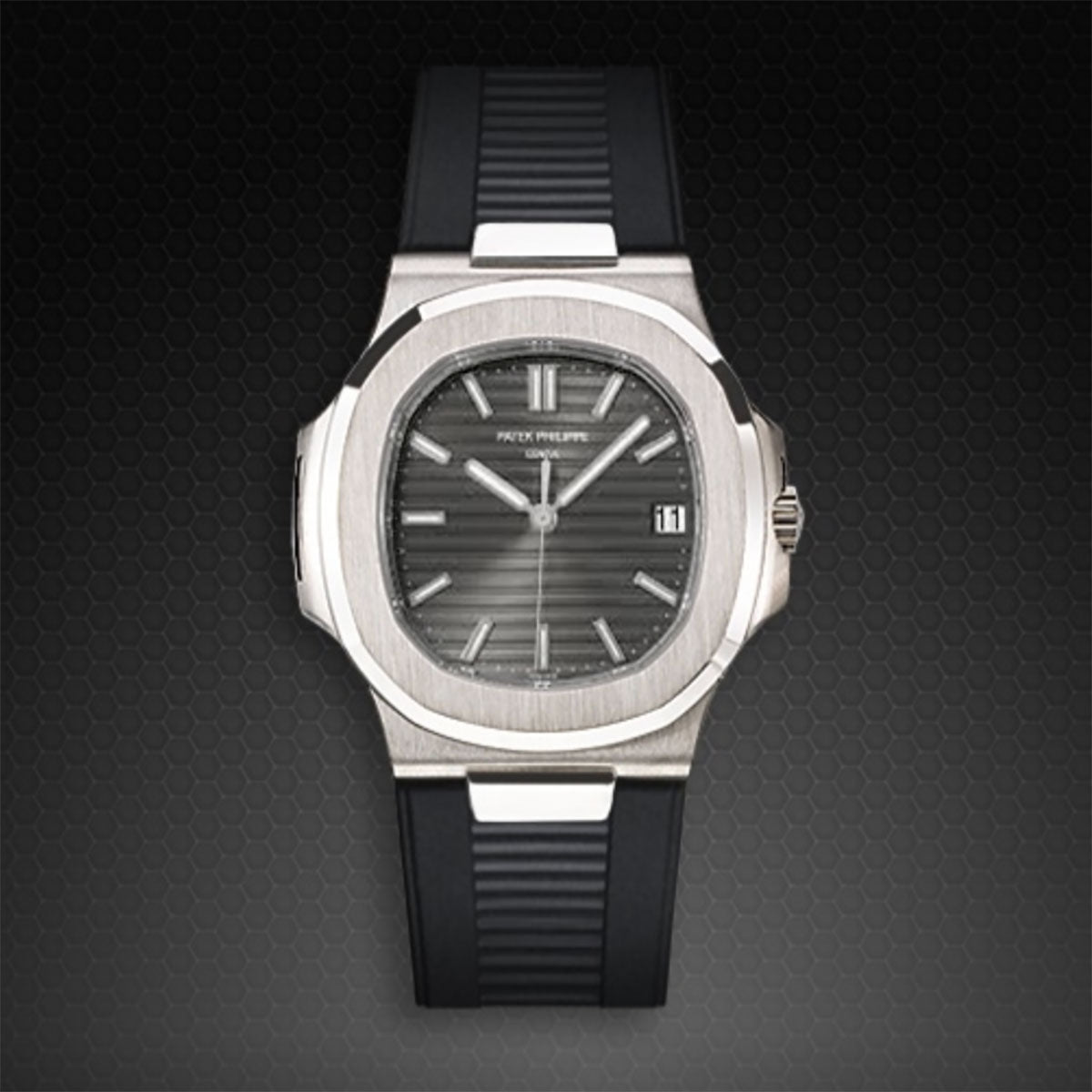 Patek Philippe - Rubber B strap for Nautilus 5711 WG / RG / YG(1:1 replica) - Elite Watch Atelier