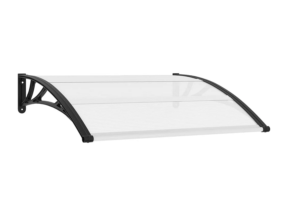 Auvent de porte 120 x 100 cm PC WVGQ7138