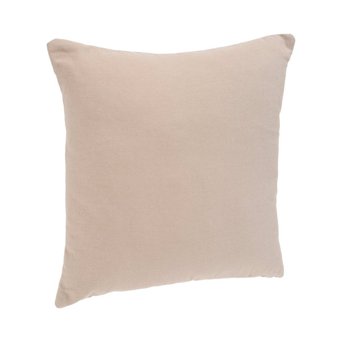 Removable cushion cover, cotton Beige, 38x38 cm