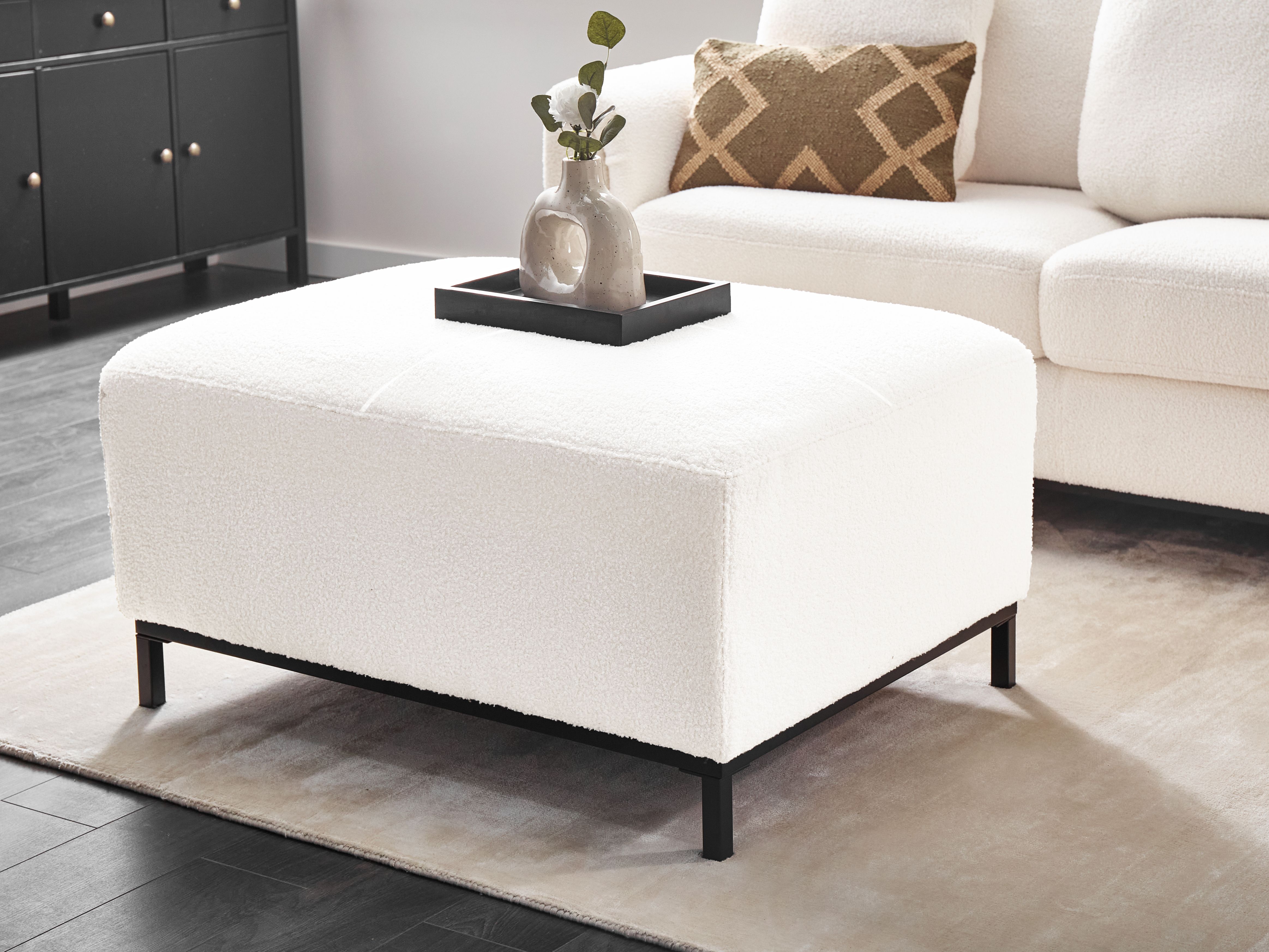 Ottoman OSLO Boucle White