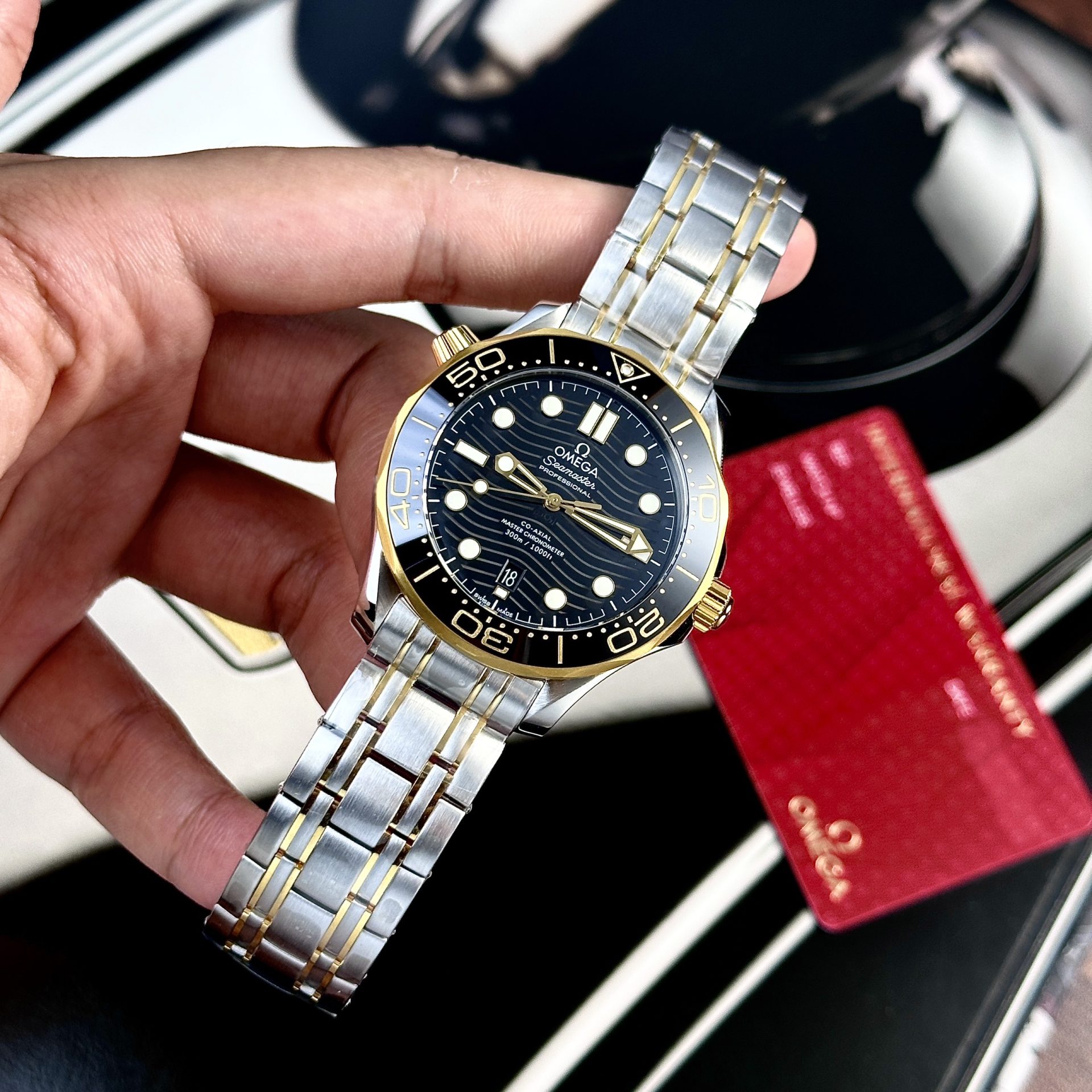 Omega Replica 1:1 Watch Seamaster Diver 300M Demi Gold Factory VS 42mm - Top club