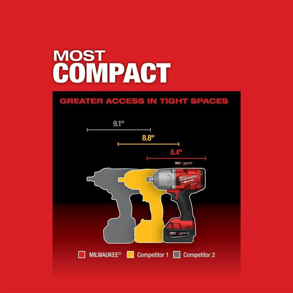 Milwaukee M18 FUEL High Torque 1/2 Impact Wrench with Friction Ring Kit 2767-22R from Milwaukee - Image 7