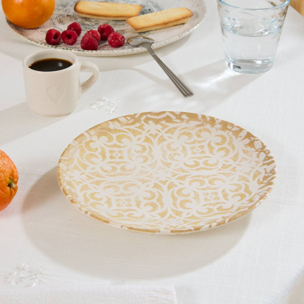 Dessert plate"Anna" Stoneware (ceramic), D.19.9 cm