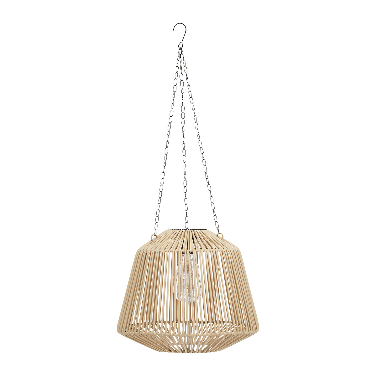 Outdoor hanging lamp "Jily" Beige, D.28 cm