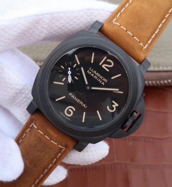 Replica Panerai XF PAM417 Special Edition Brown Asso Strap A6497 - Elite Watch Atelier