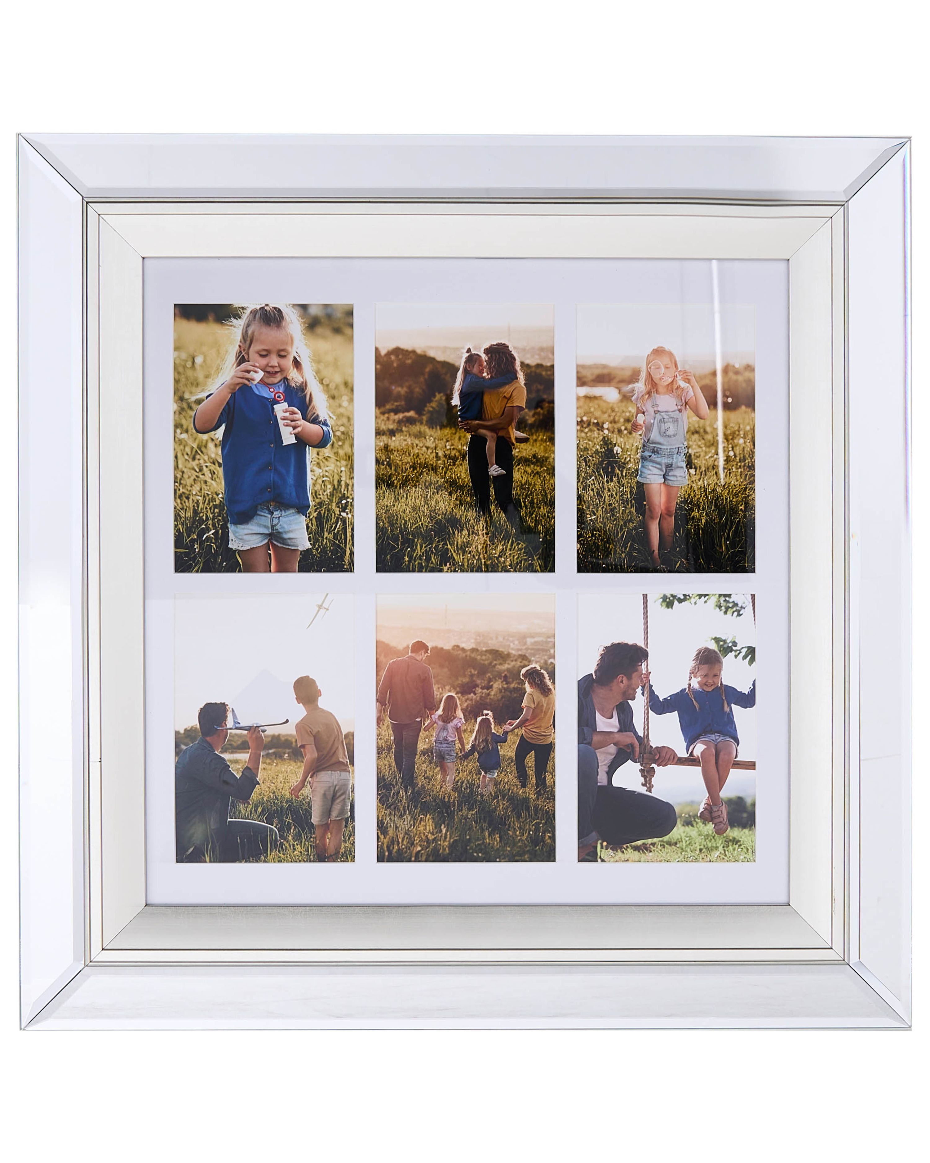 Frame for 6 Photos MAKENI Silver