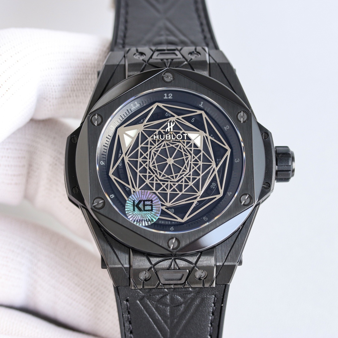 Hublot Big Bang Sang Bleu 45mm Automatic Men's Watch(1:1 replica) - Elite Watch Atelier