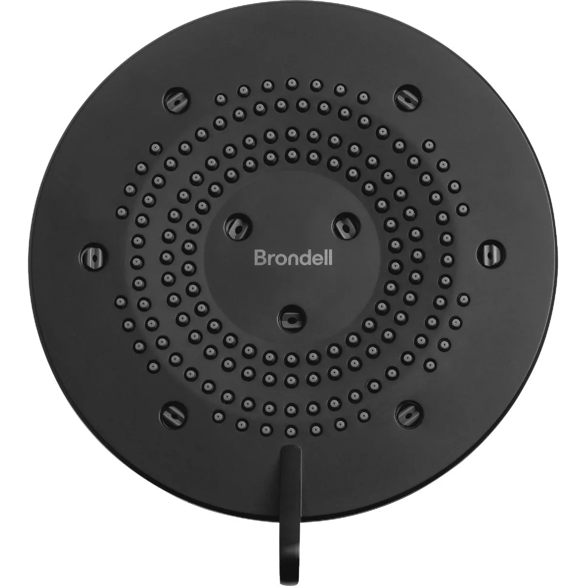 Brondell Nebia Yuba 5-Setting Fixed Showerhead, Matte Black