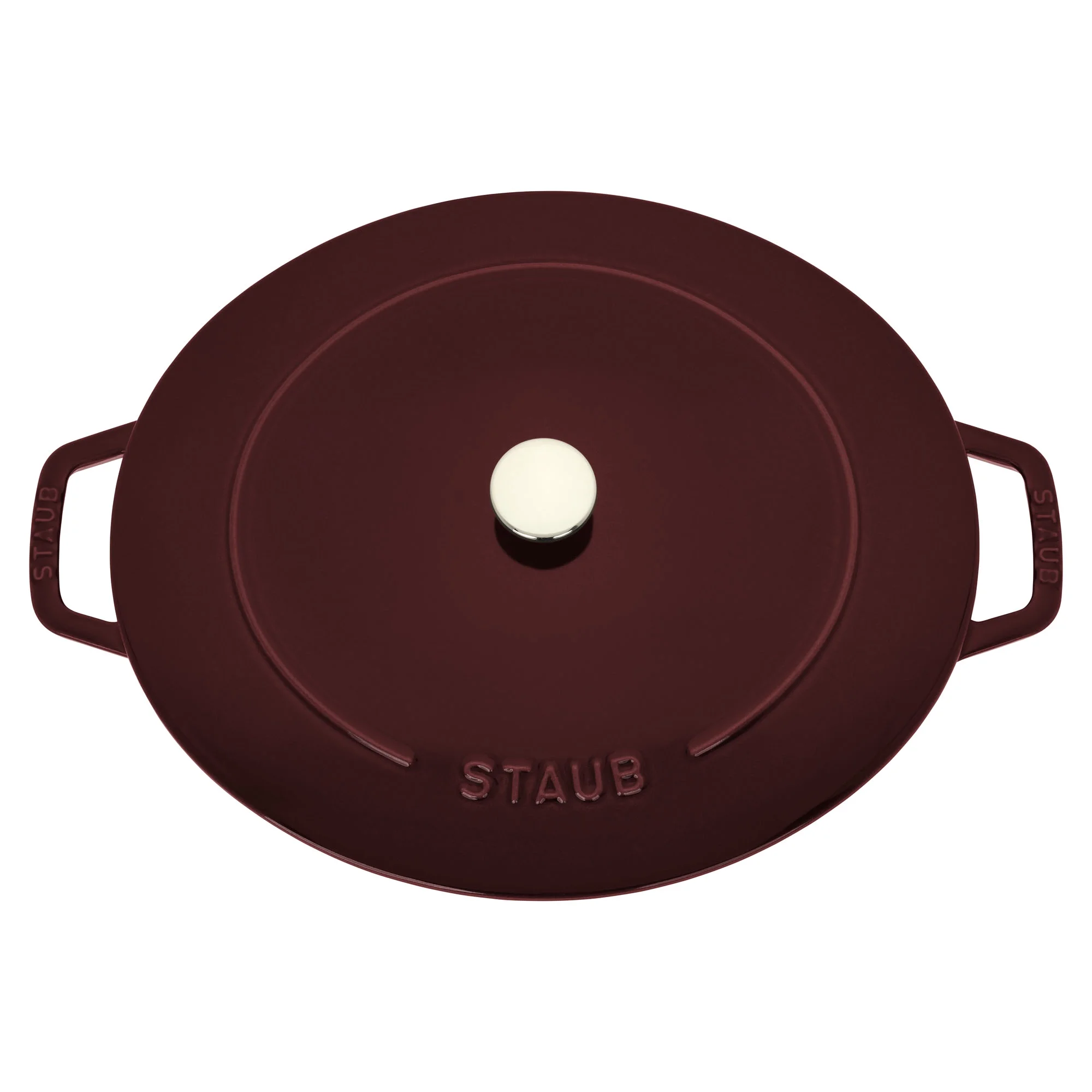 Staub Cast Iron 6.25-qt Shallow Oval Dutch Oven - Citron - Image 19