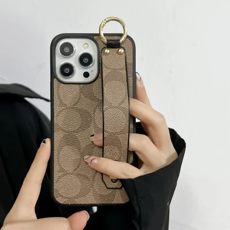 Coach iPhone Case With Holder Coffee-SW240330 - Wholesale & Influencer