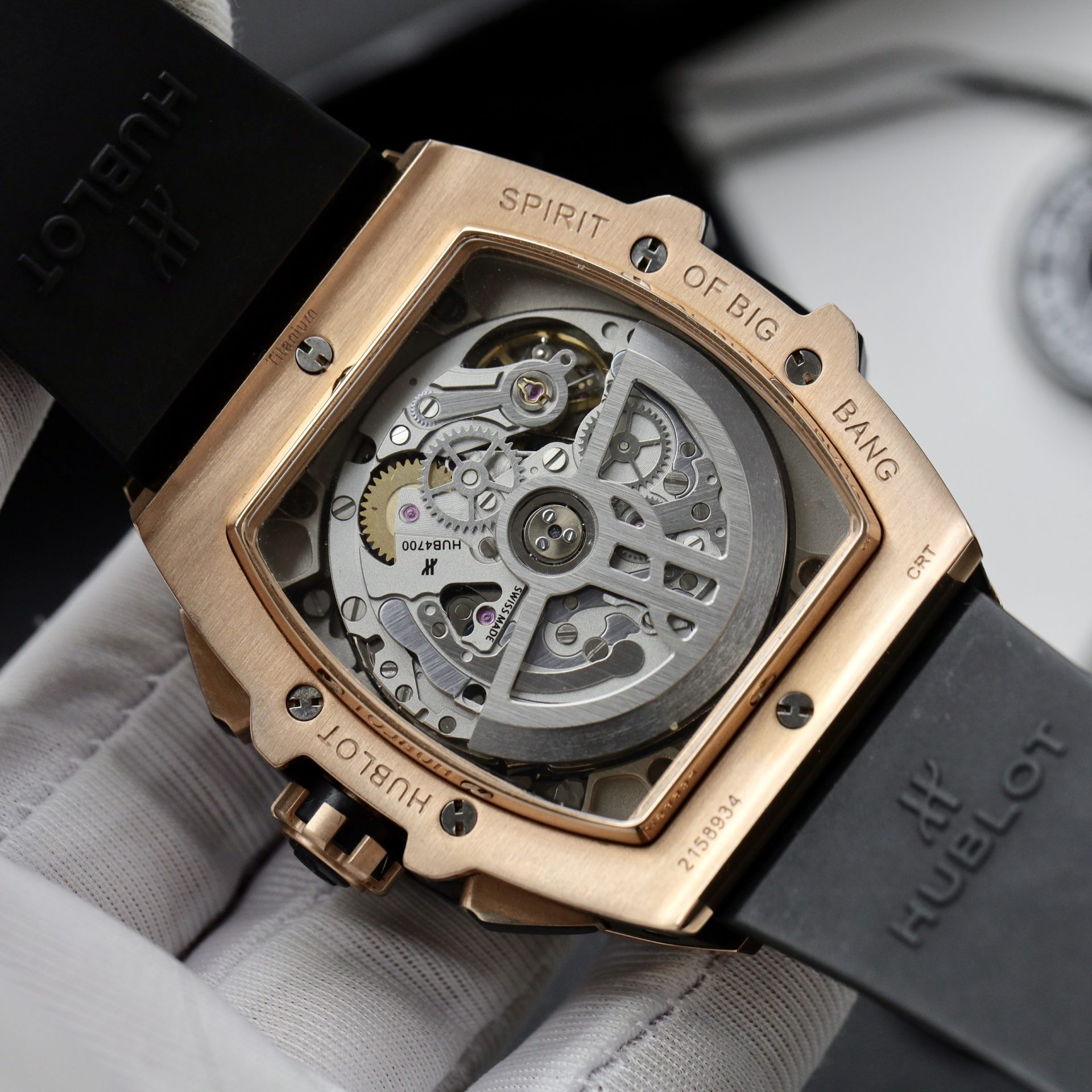 Hublot Replica Watch Spirit Of Big Bang King Gold Dial Blue 42mm - Top club
