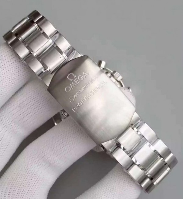 Replica Omega Speedmaster Apollo 11 40th anniversary Black Dial SS Bracelet Manual Winding - Top club