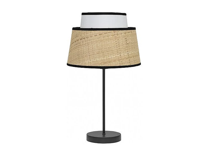 Modèle de bureau IJA fini en blanc / Modèle naturel 1lumière FABRILAMP