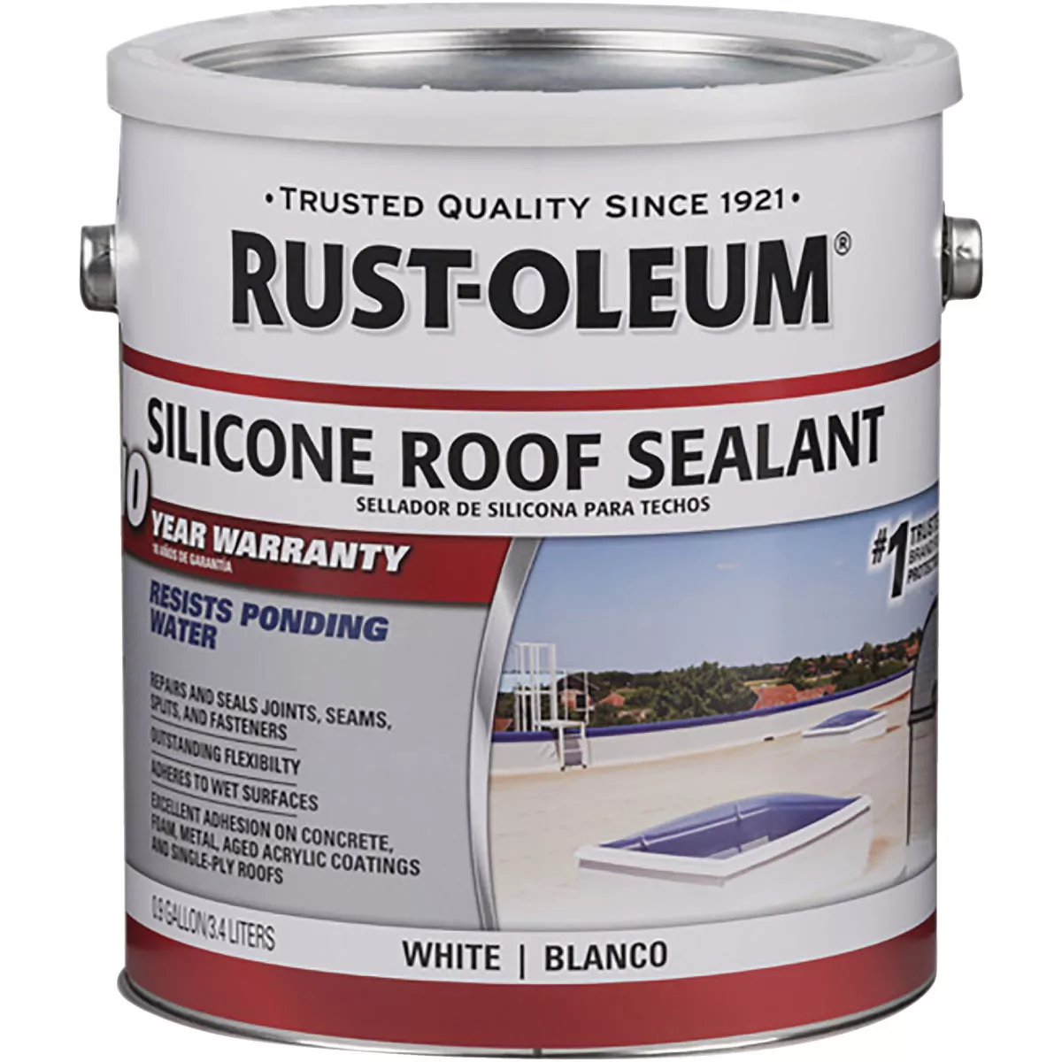 Rust-Oleum 1 Gal. Silicone Roof Sealant, White