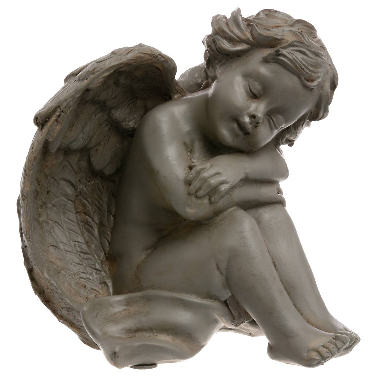 Statue "Angel" sitting H.15 cm