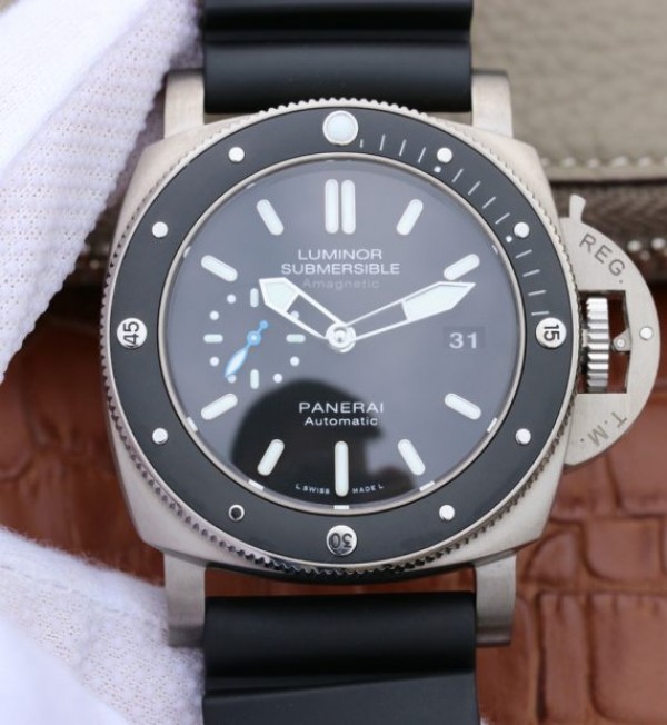 Replica Panerai XF PAM1389 Titanium Black Ceramic Bezel Rubber Strap P.9010 - Top club