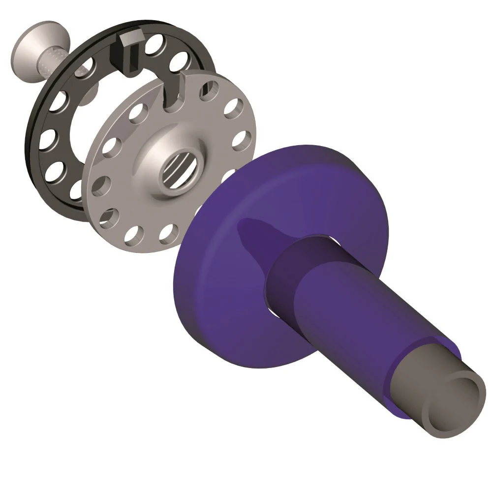 48 Inch Vertical Grab Bar with Shower Head Holder - Abilene Artificial Limb