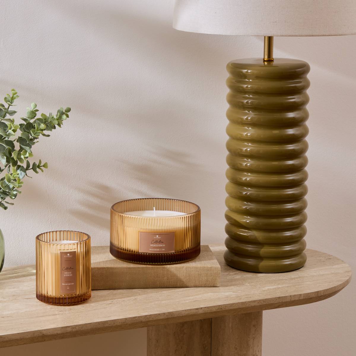 Scented Candle "Albie" Candied Orange - Cinnamon - Tonka Bean, Amber, 290g