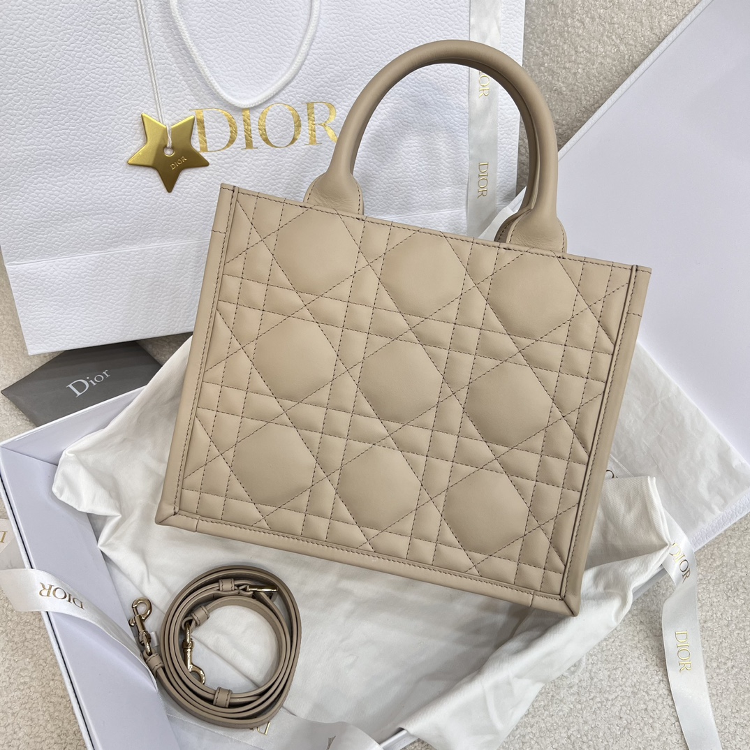 Dior Small Book Tote Bag Beige For Women 10,4in/26,5cm M1325OWHP_M51U1:1High-quality replica